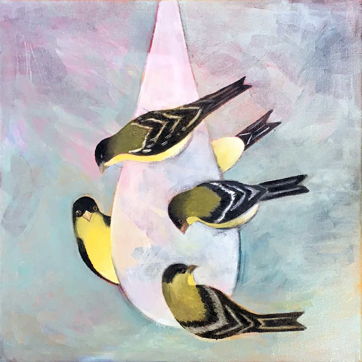 Goldfinches by Sarah Stone  Image: Goldfinches