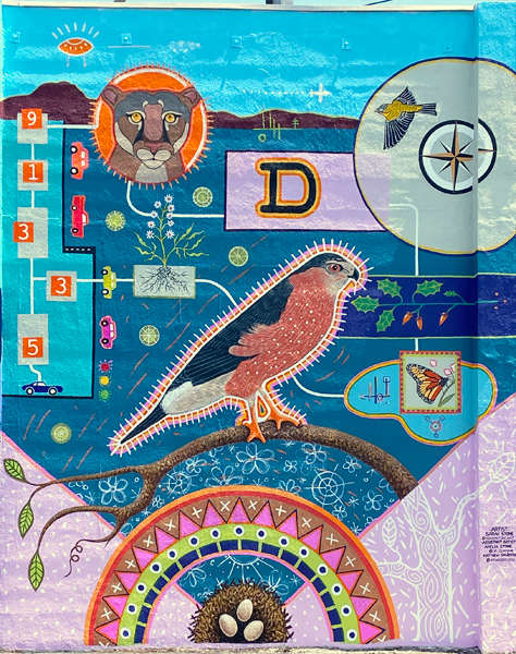 Reseda Mural by Sarah Stone, Image 1.