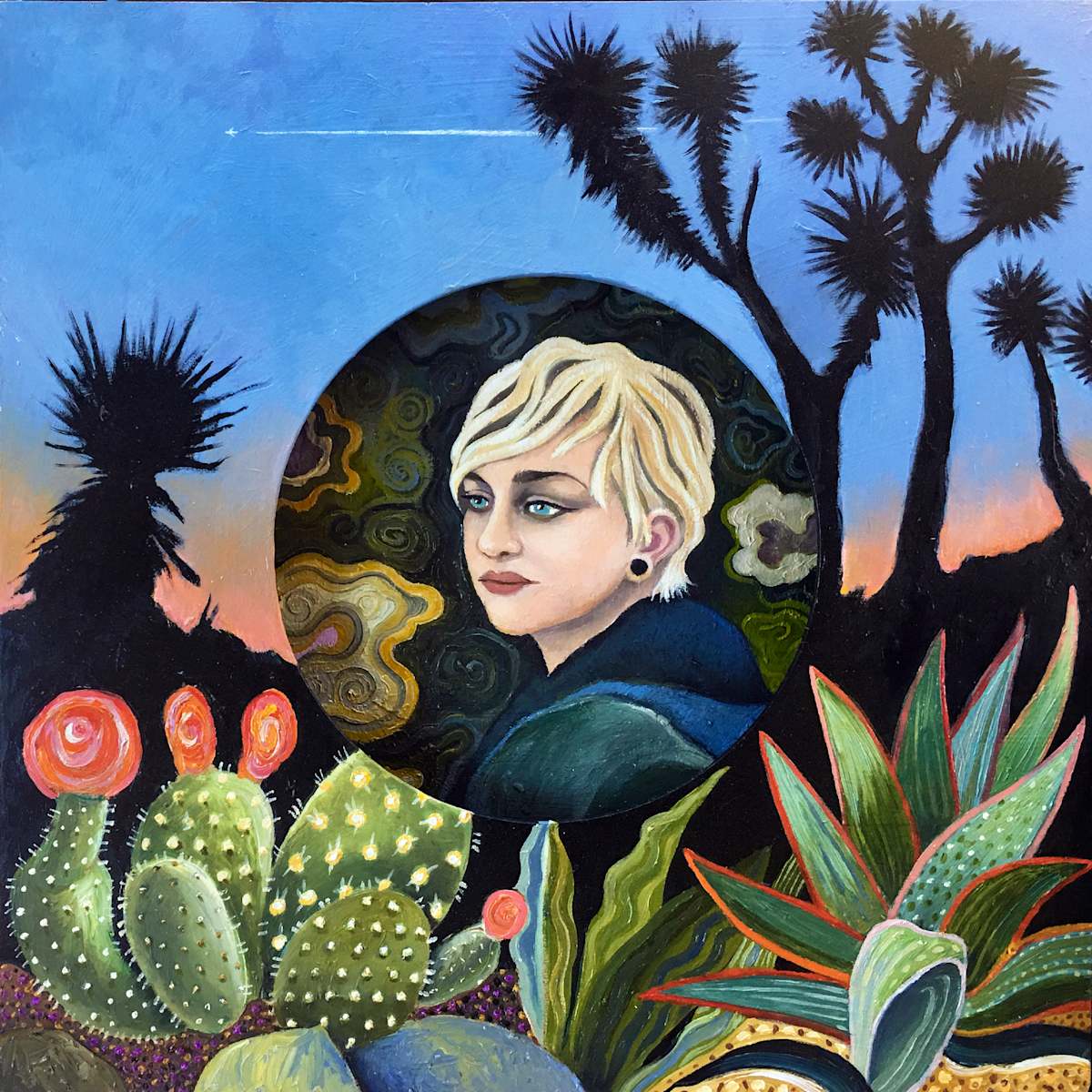 In a Twilight Garden (Joshua Tree) by Sarah Stone  Image: In a Twilight Garden (Joshua Tree)