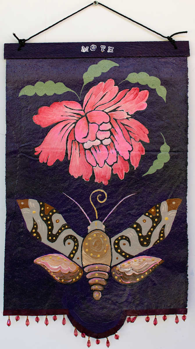 Moth and Flower by Sarah Stone, Image 1.