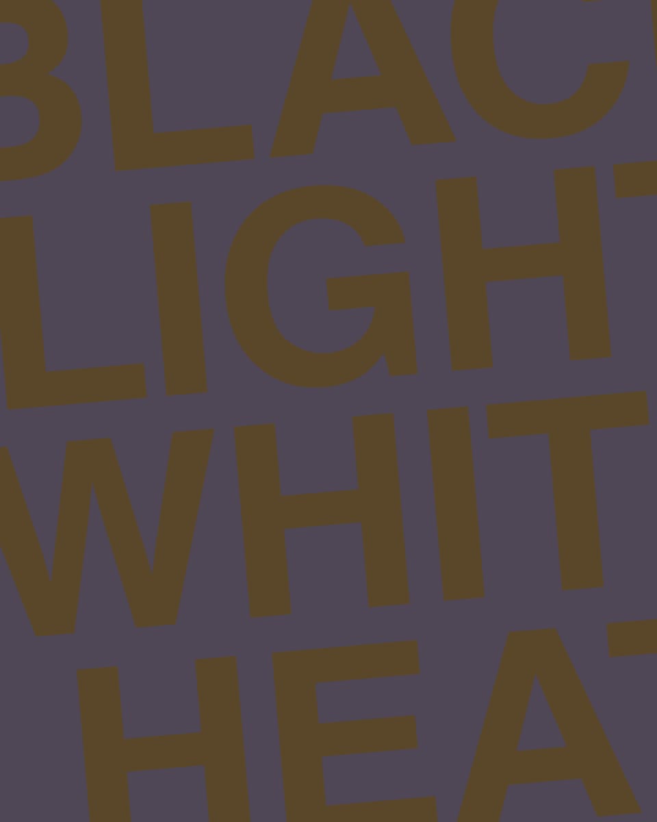 BLACK LIGHT WHITE HEAT by Chris Horner 