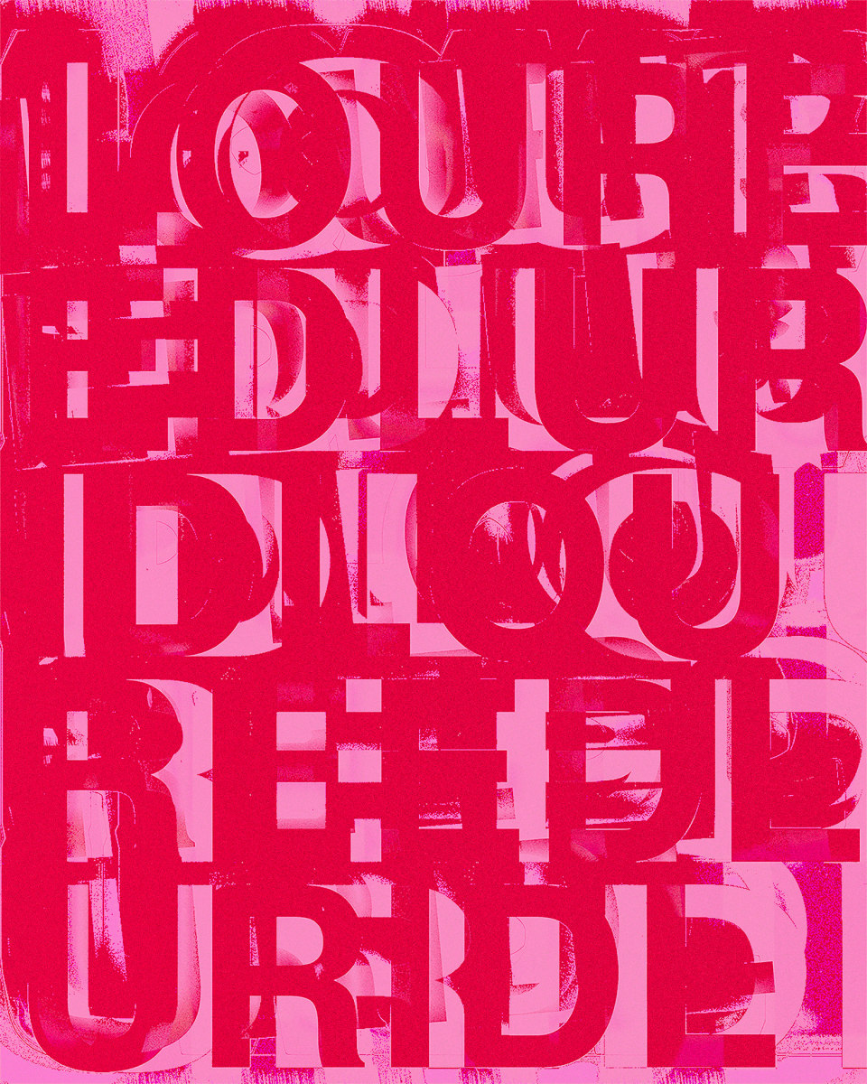 CAN'T REED (pinkandred) by Chris Horner 