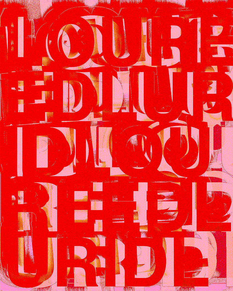 CAN'T REED (pinkandredandgold) by Chris Horner 