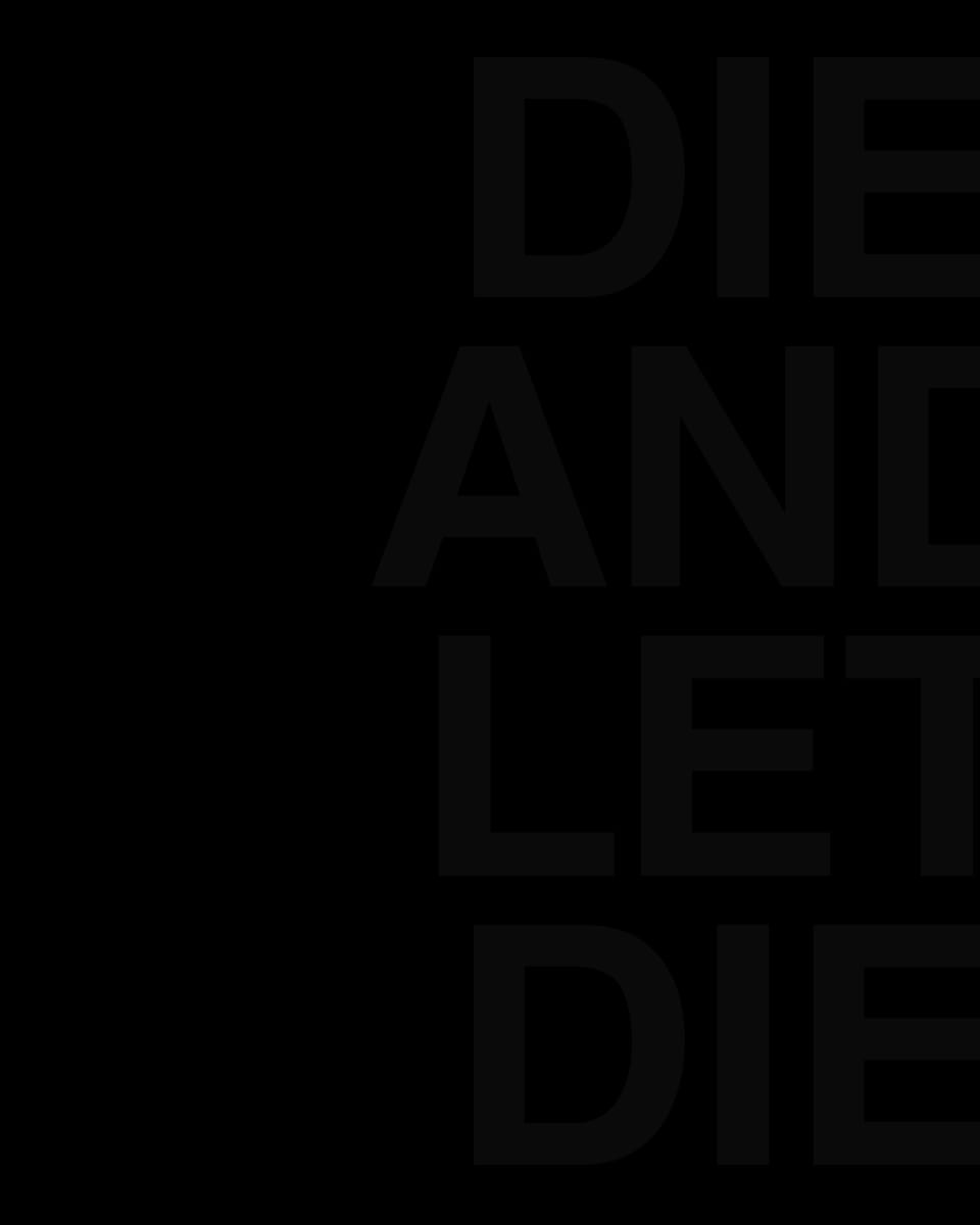 DIE AND LET DIE by Chris Horner 