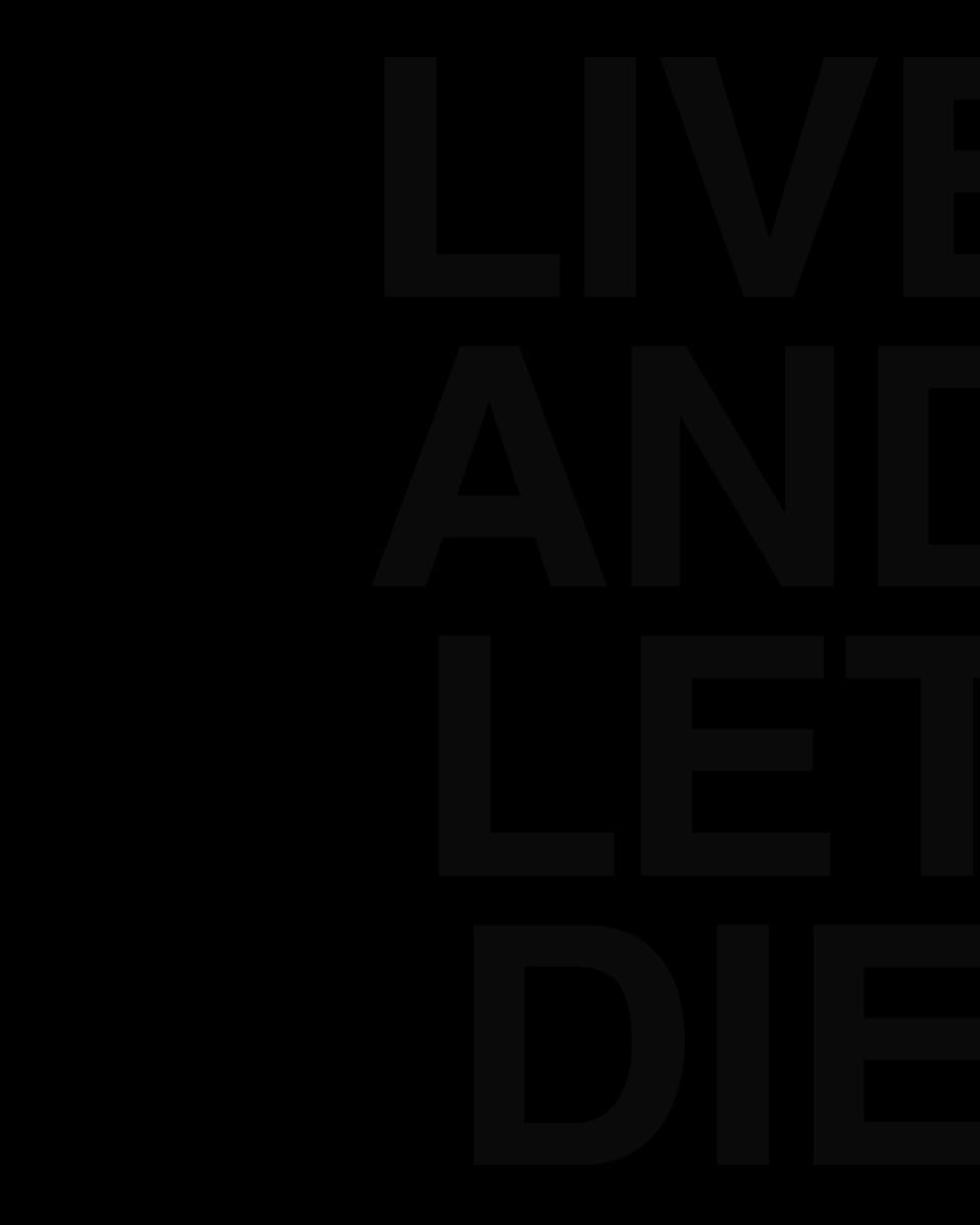 LIVE AND LET DIE by Chris Horner 