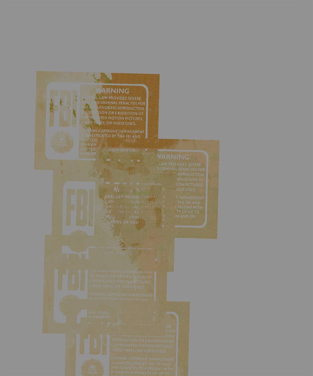 Stern Warning (brown on grey) by Chris Horner, Image 1.