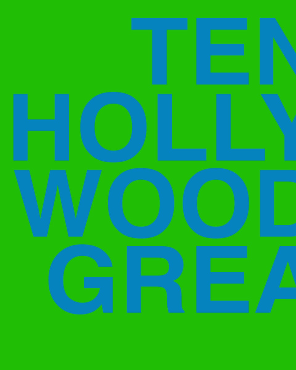 TEN HOLLYWOOD GREATS by Chris Horner 