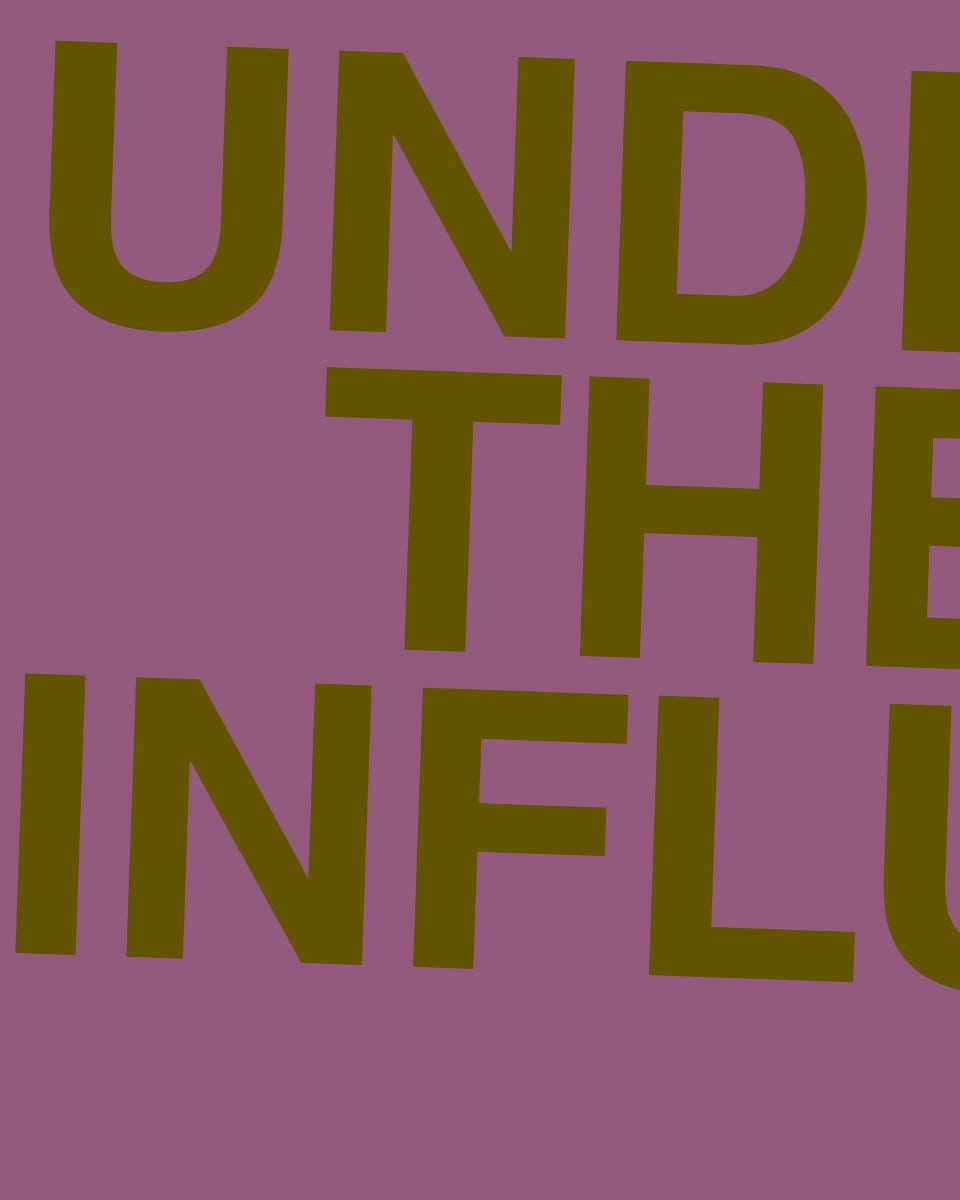 UNDER THE INFLUENCE by Chris Horner 