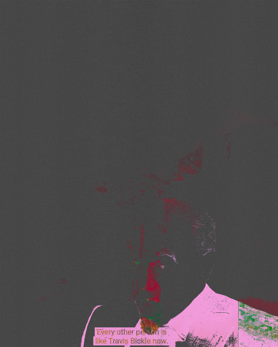 Uber Driver (grey&pink) by Chris Horner, Image 1.