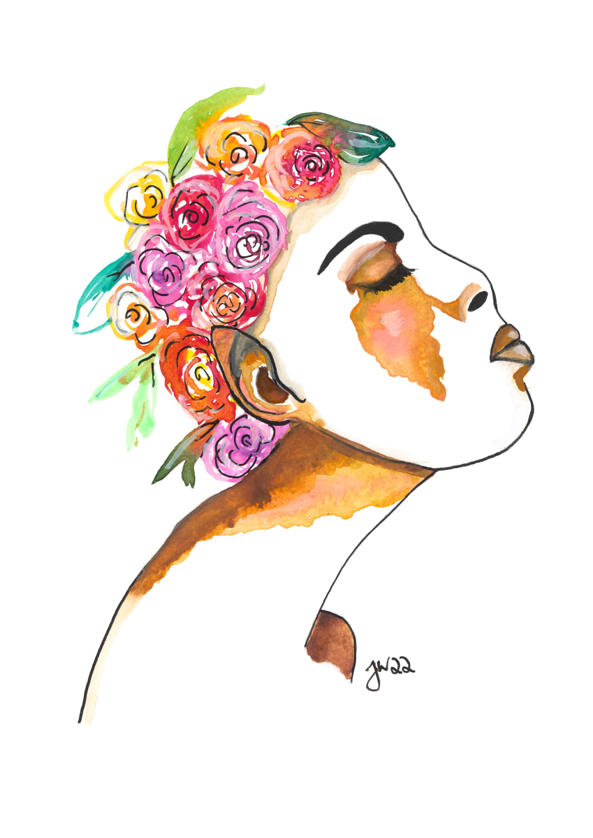 Rosamund flower fairy  Image: Art print