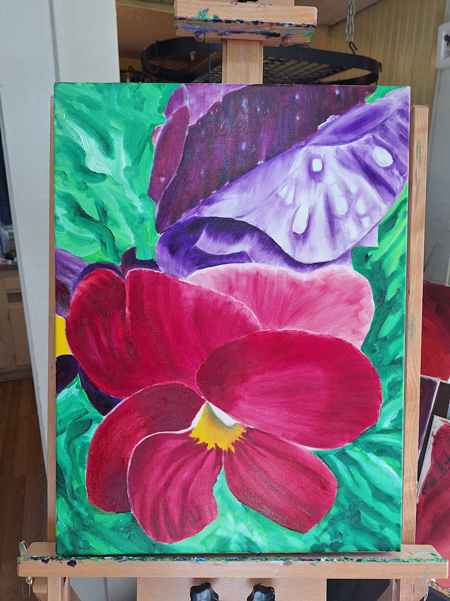 Pansies by Amy Townsend 