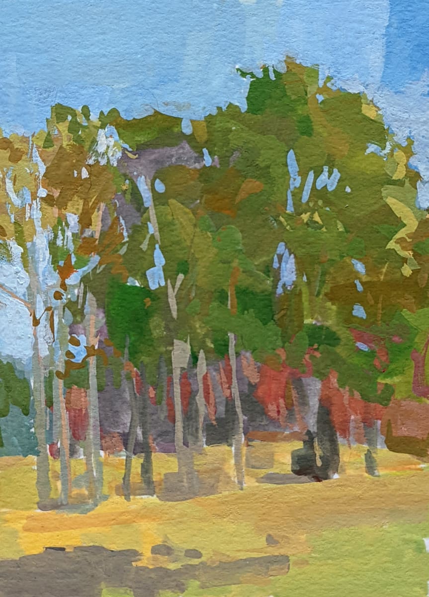 A Copse of trees by Lisa Kyle 