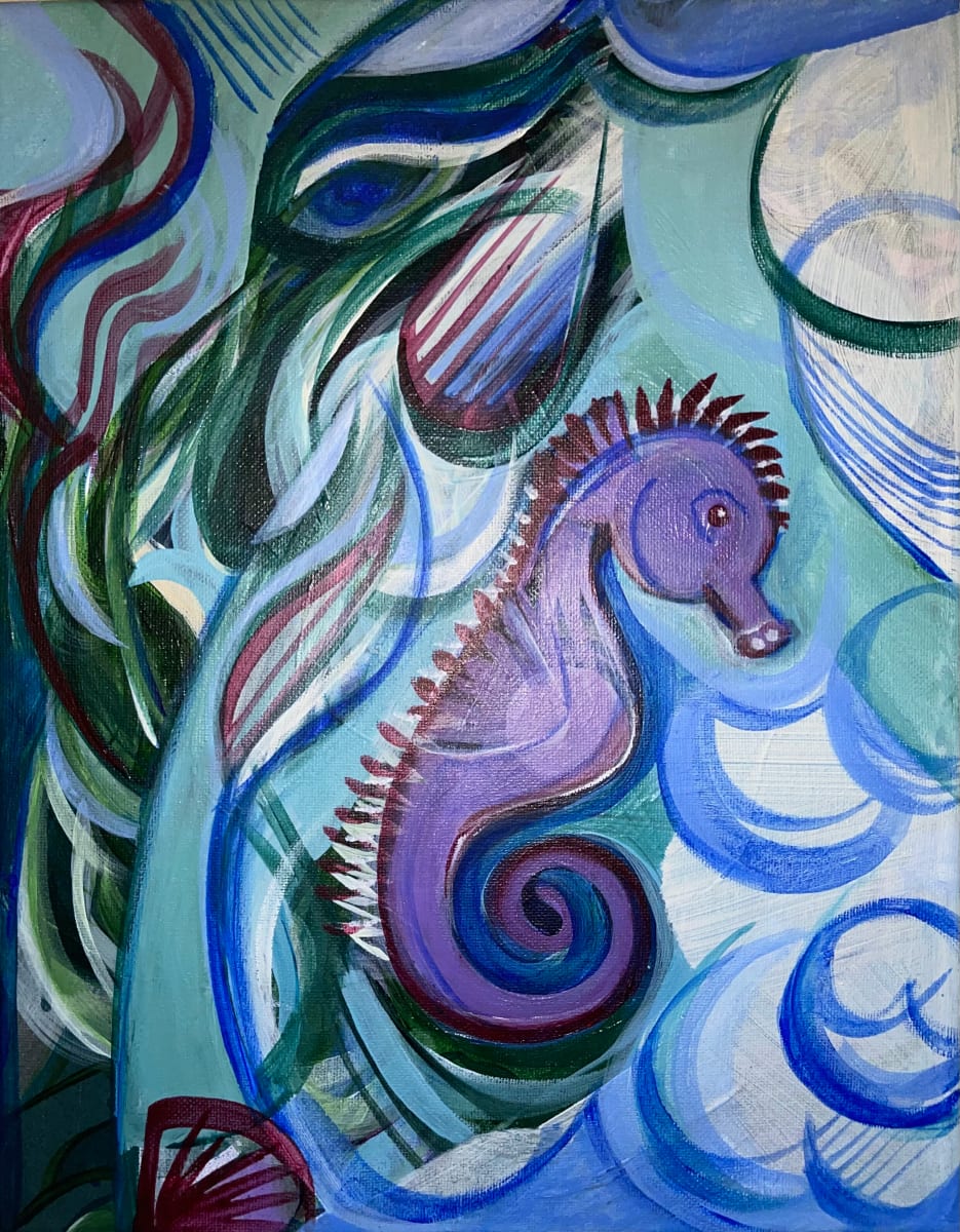 Angsty Seahorse by Vanessa Renae 