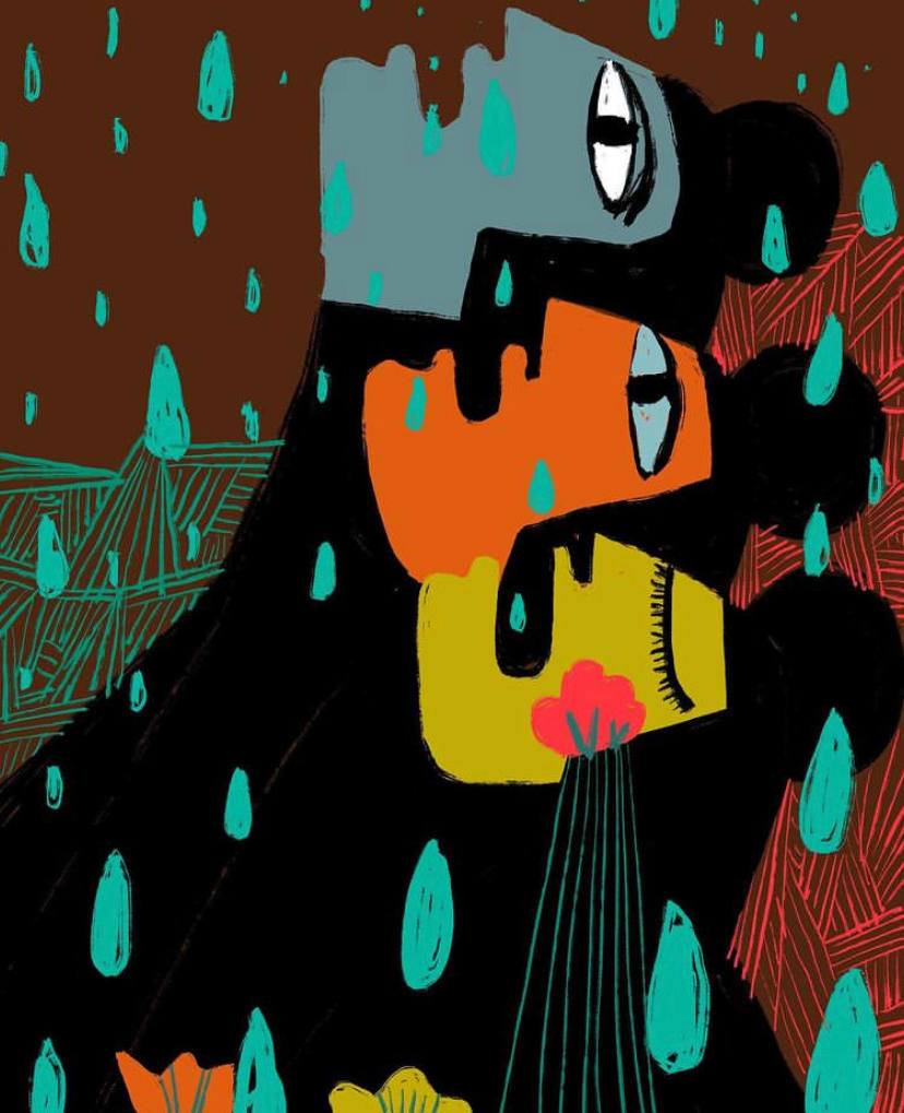 Drinking Rainwater by Heather Gendron 