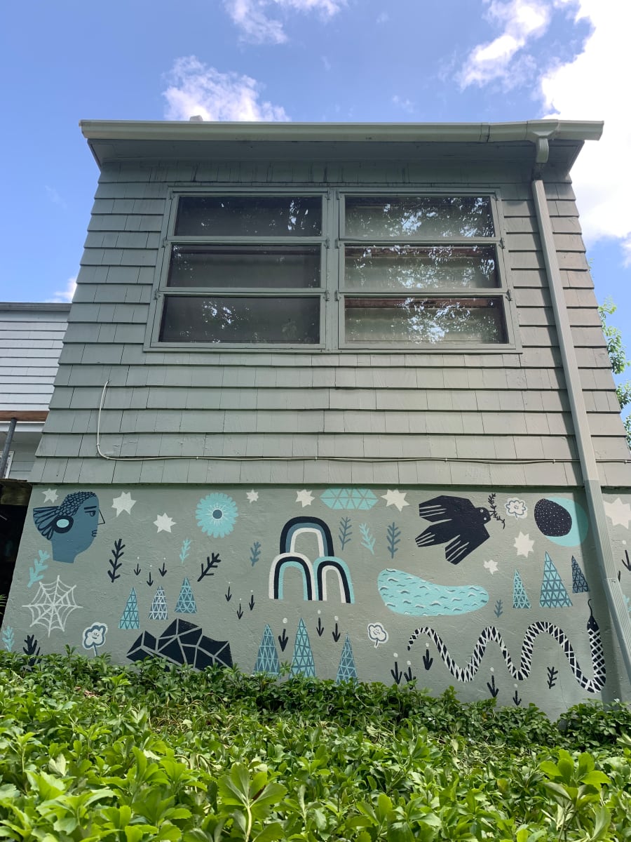 Untitled mural by Heather Gendron, Image 3.
