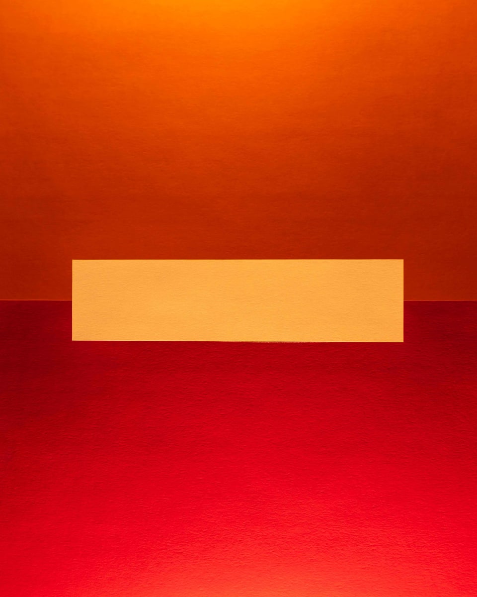 #109 - Tangerine and Red with Yellow by Adam Rose 