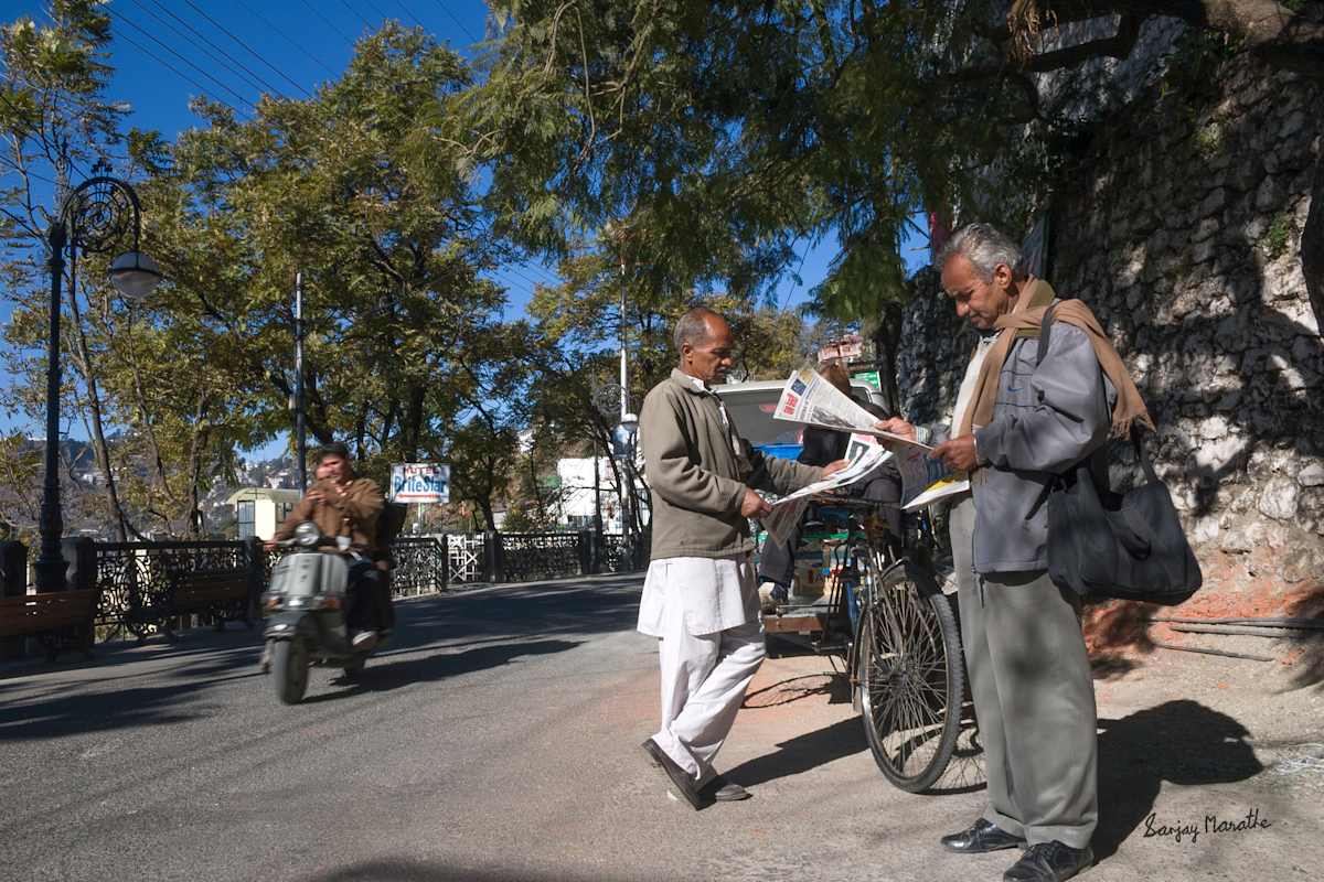 Reading Spot, Mussoorie (2005) by Sanjay Marathe, Image 2.