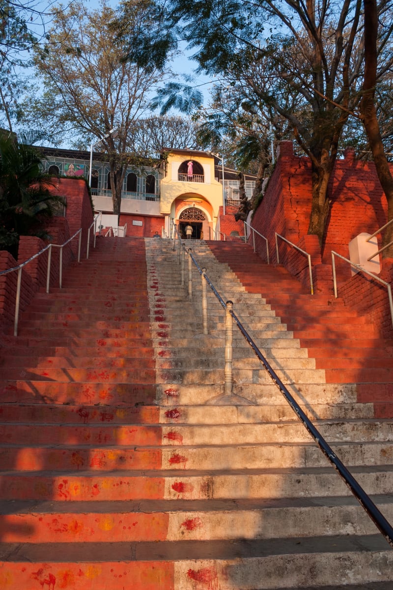 Steps, Chatushrungi Temple  Image: * Art Prints are made with high-quality archival inks on paper / premium paper or canvas using a high-resolution large format inkjet printer. 
* Sizes and Price (Print Roll) - 8" x 12" - $50 / $80, 12" x 18" - $92 / $126, 16" x 24" - $120 / $181, 20" x 30" - $182 / $240, 24" x 36" - $229 / $327, 30" x 45" - $320 / $502, 40" x 60" - $530 / $570
* Also available on metal, wood and other media; please enquire for price and more details.
* Get Custom size prints as per art consultant / interior designer / project requirements.
