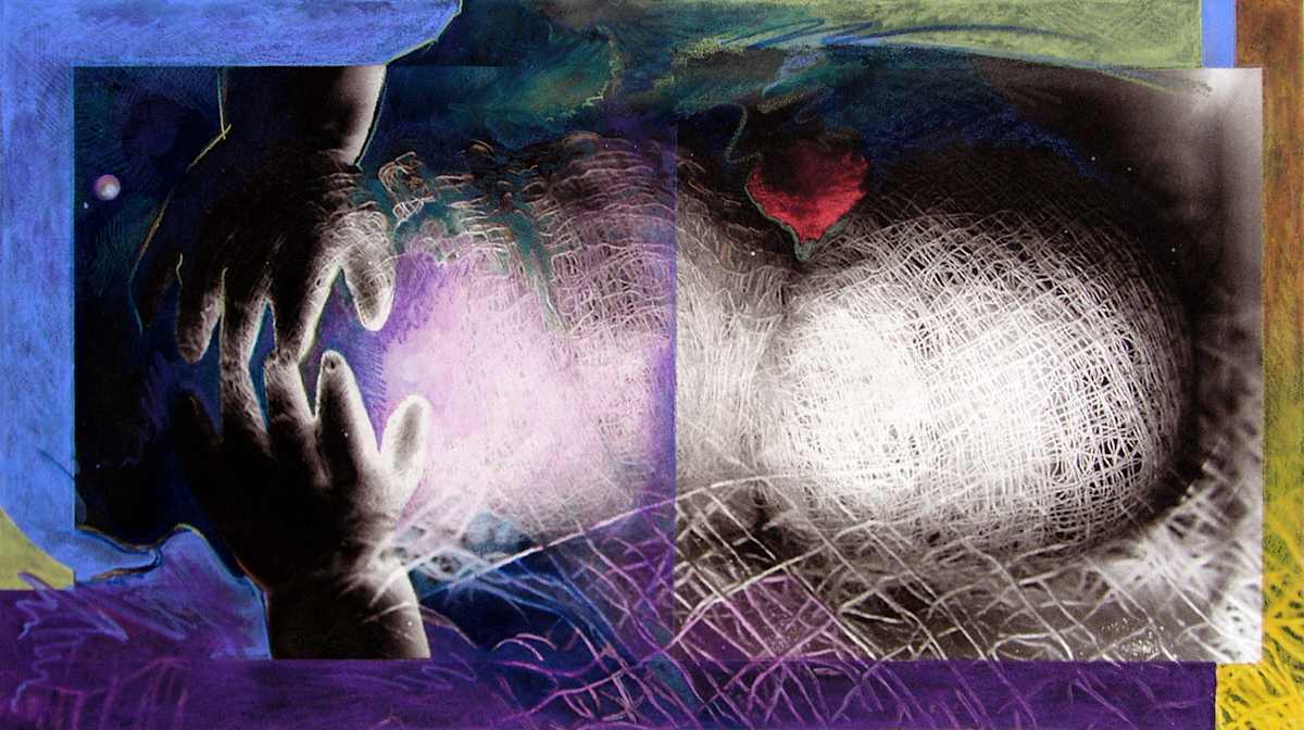 AS MOON SHE HIDES BENEATH THE SUN by Roxie Johnson 