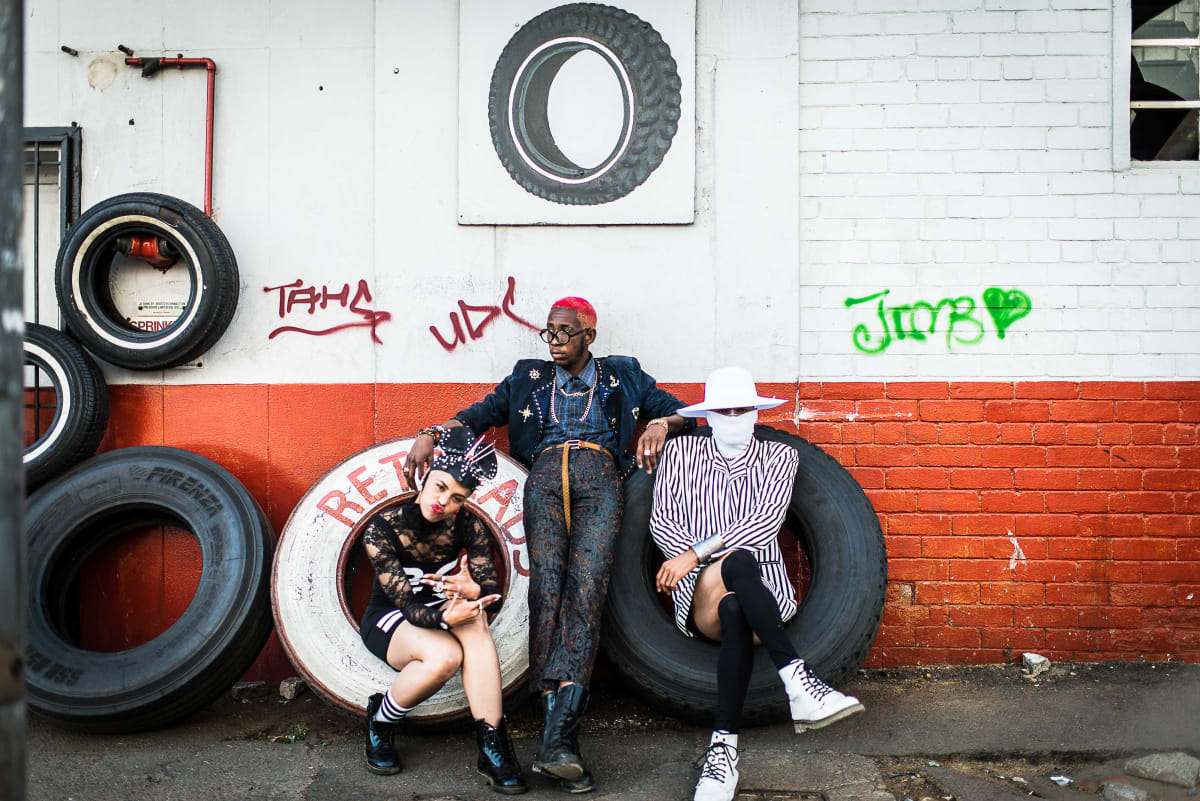 Untitled (Vintage Trio) by Daniele Tamagni Foundation  Image: Tarryn, Rogue and an unidentified third member of Vintage Cru.