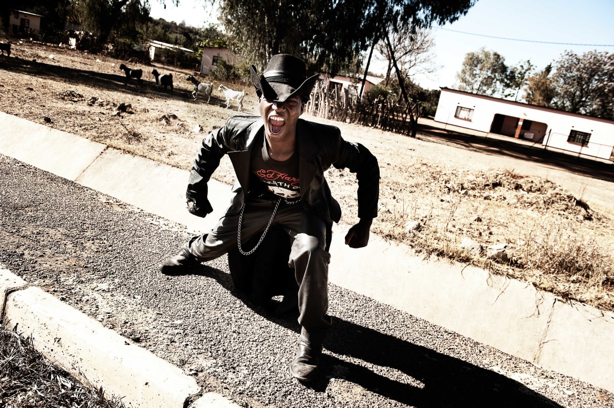 Untitled  Image: A member of a heavy metal band in Gaborone, Botswana.