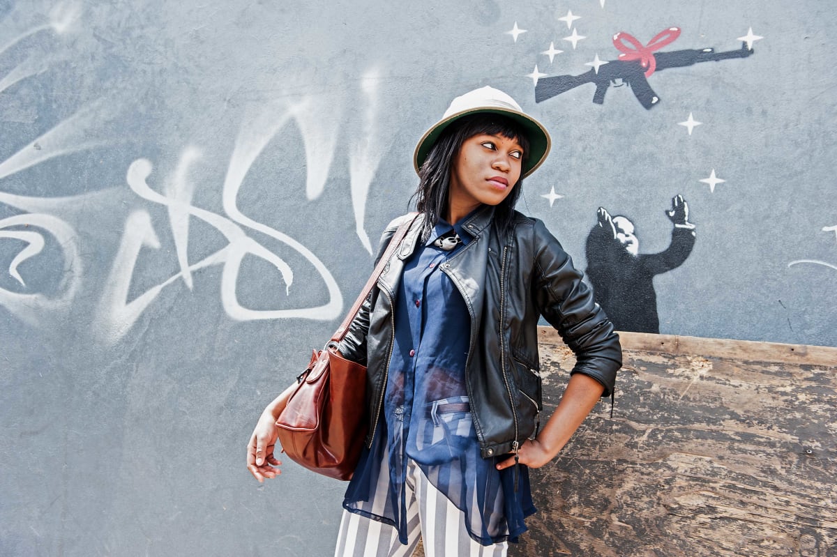 Untitled (Lebogang Flair stars)  Image: Lebogang Flair, member of the Smarteez