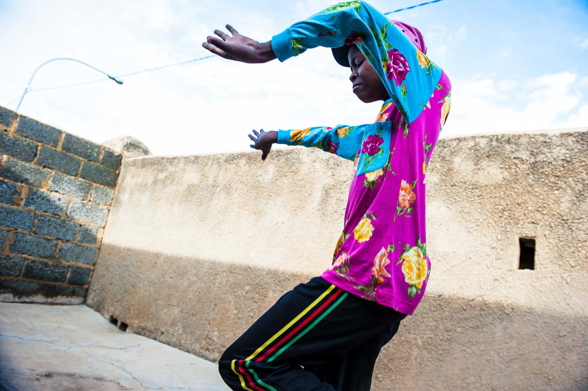 Untitled (Izis Boy)  Image: Member of the group Izikhotane