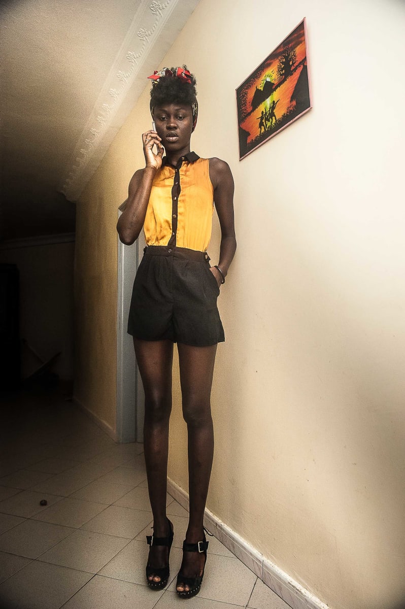 Untitled  Image: Young 'diskette' in Dakar.