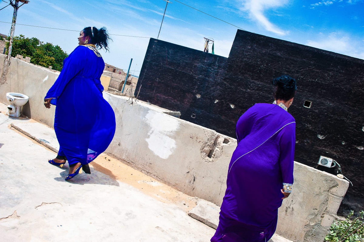 Untitled  Image: Two Senegalese women walking in Dakar.