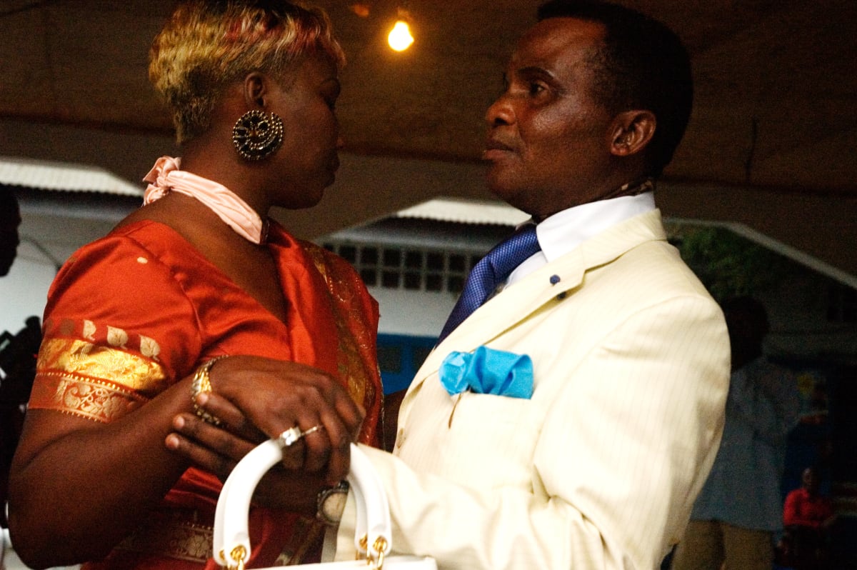 Untitled  Image: Night scene with a couple dancing at a club. Brazzaville, Congo (2007)