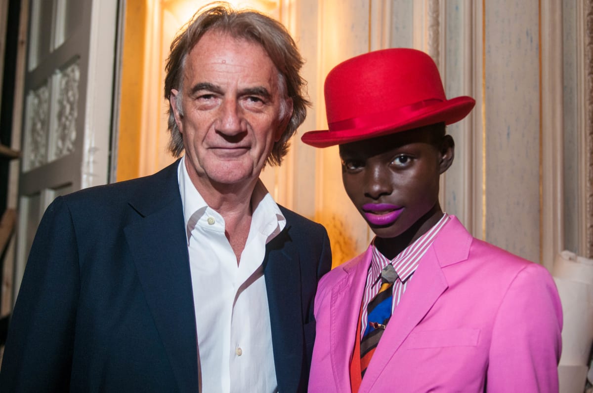 Untitled (Paul Smith and Jeneil Williams)  Image: Paul Smith and Jeneil Williams at the Spring 2010 Ready-to-Wear runway