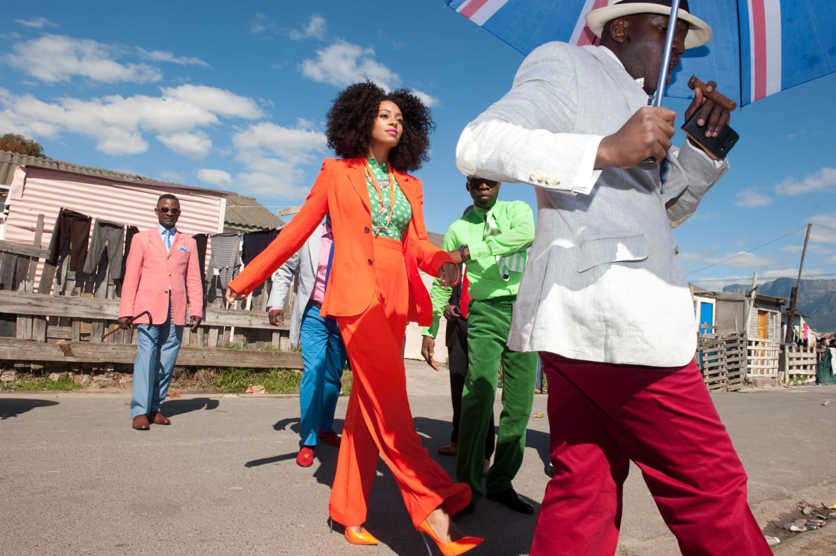 Untitled  Image: Solange Knowles during the filming of the music video "Losing You".