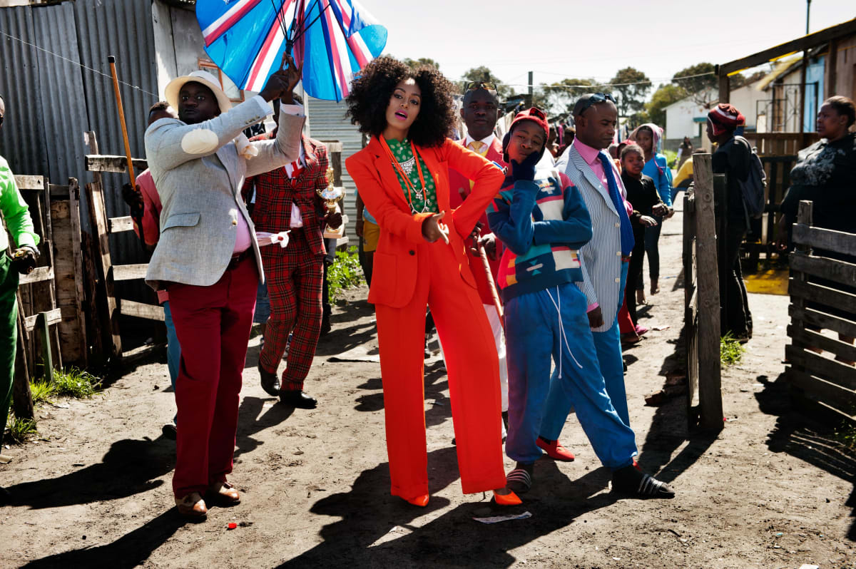 Untitled  Image: Solange Knowles during the filming of the music video "Losing You". 