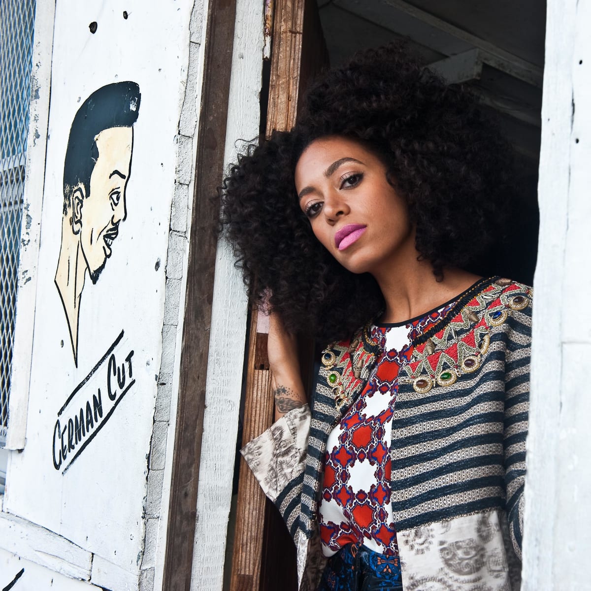 Untitled  Image: Solange Knowles during the filming of the music video "Losing You".