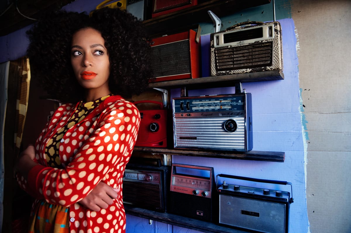 Untitled  Image: Solange Knowles during the filming of the music video "Losing You". 
