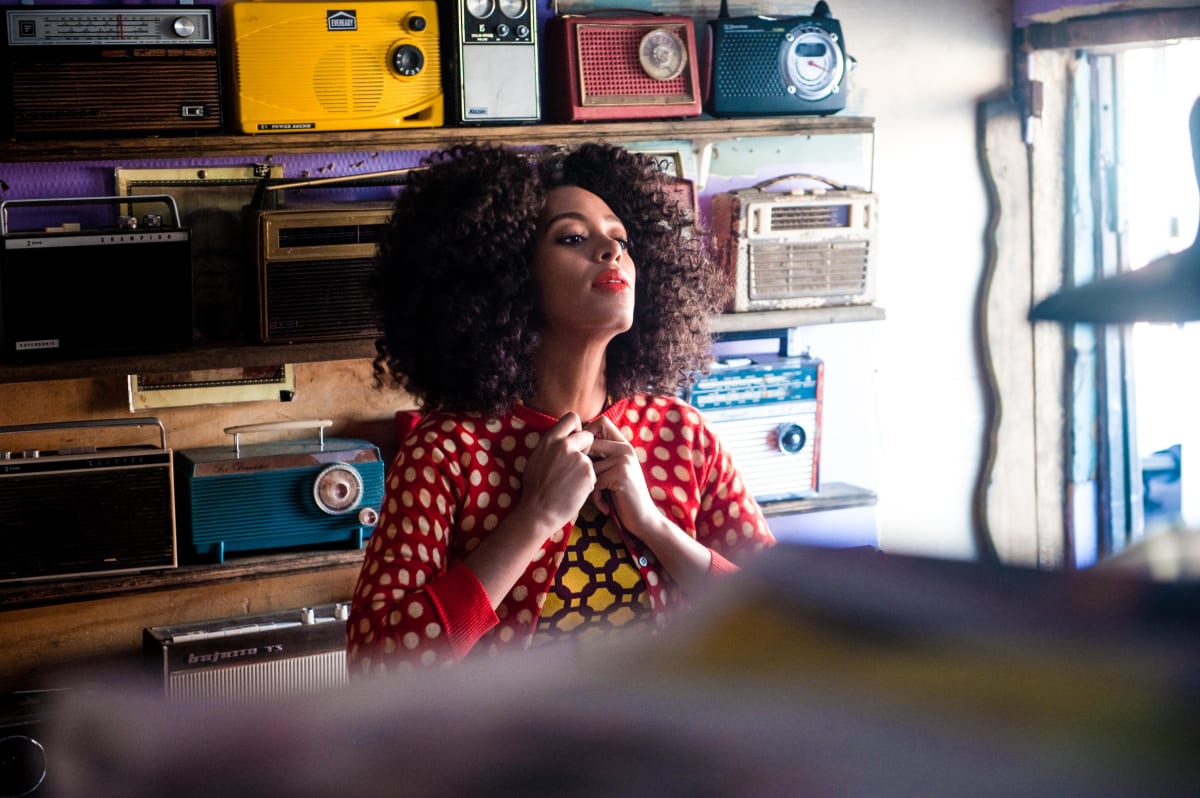 Untitled  Image: Solange Knowles during the filming of the music video "Losing You". 