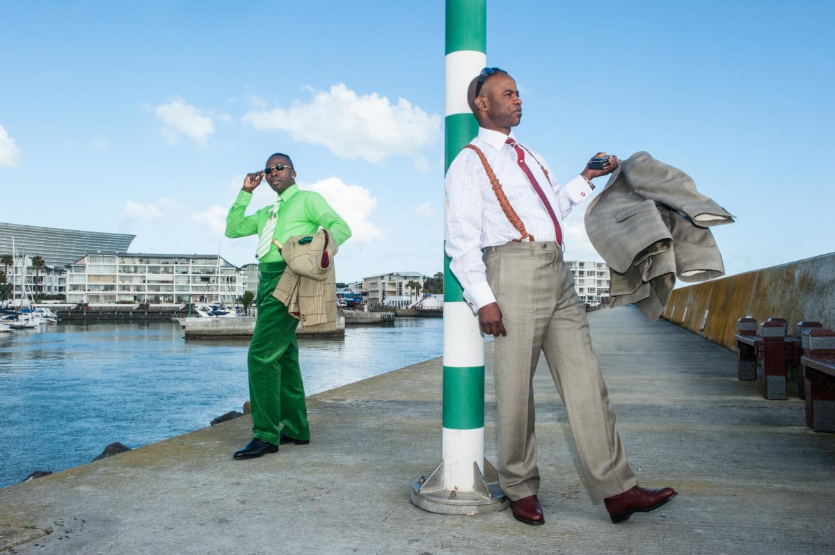 Untitled  Image: Two Sapeurs from the crew of Solange Knowles in Cape Town, South Africa (2012)