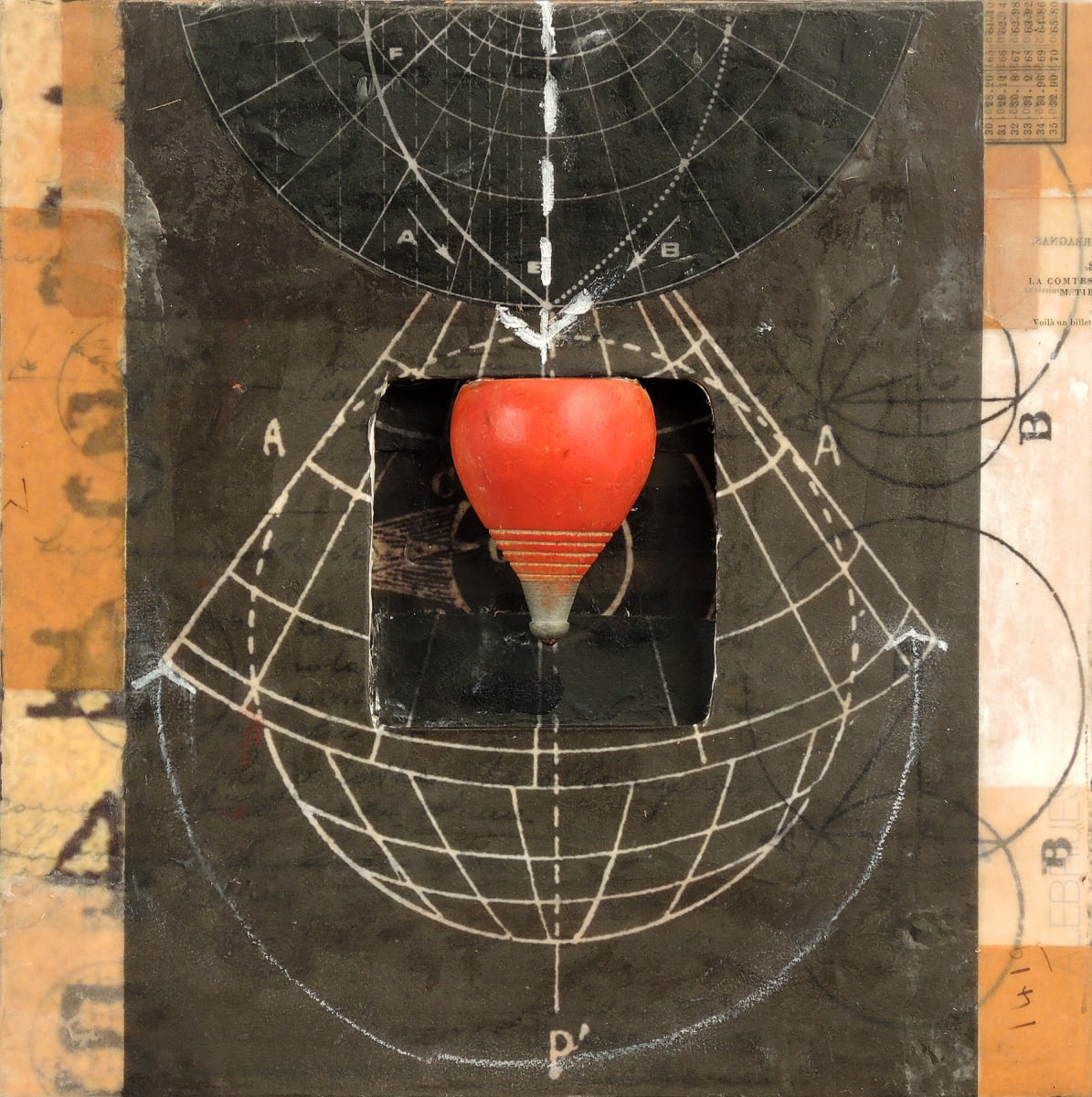 Distance+Observation series 4, framed in black (not shown) 