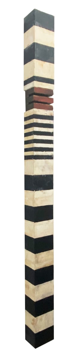 Wall Column Red, Black and White 