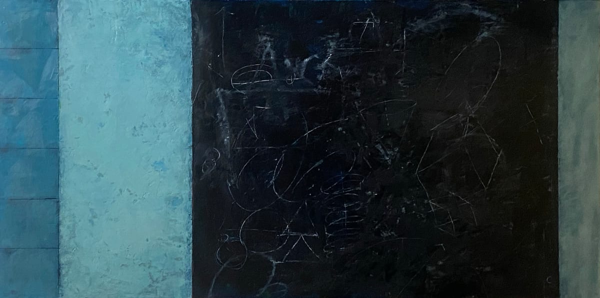 Chalkboard Painting 4 by Graceann Warn 