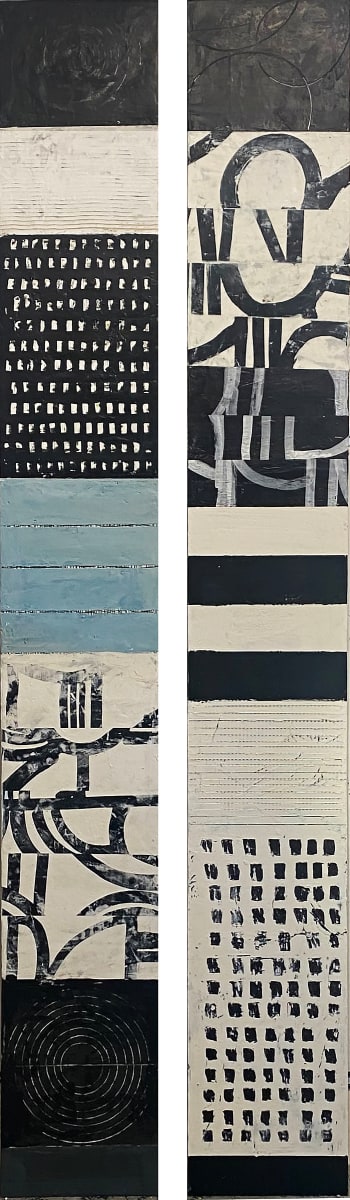 Graphic Totems 1 and 2 by Graceann Warn, Image 4.