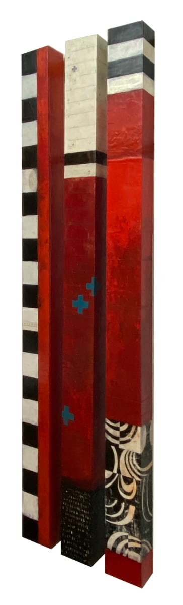Wall Columns (Red Set), Image 1.