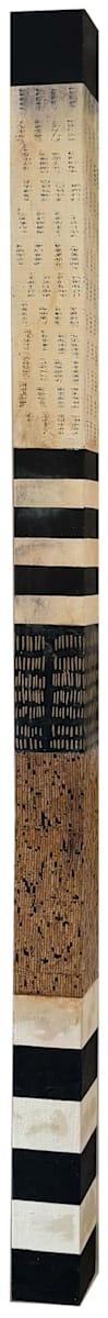 Wall Column with Wood Object by Graceann Warn, Image 6.