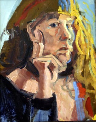 ENCHANTED  Image: Painted during a life drawing session in my Bremerton Studio. 