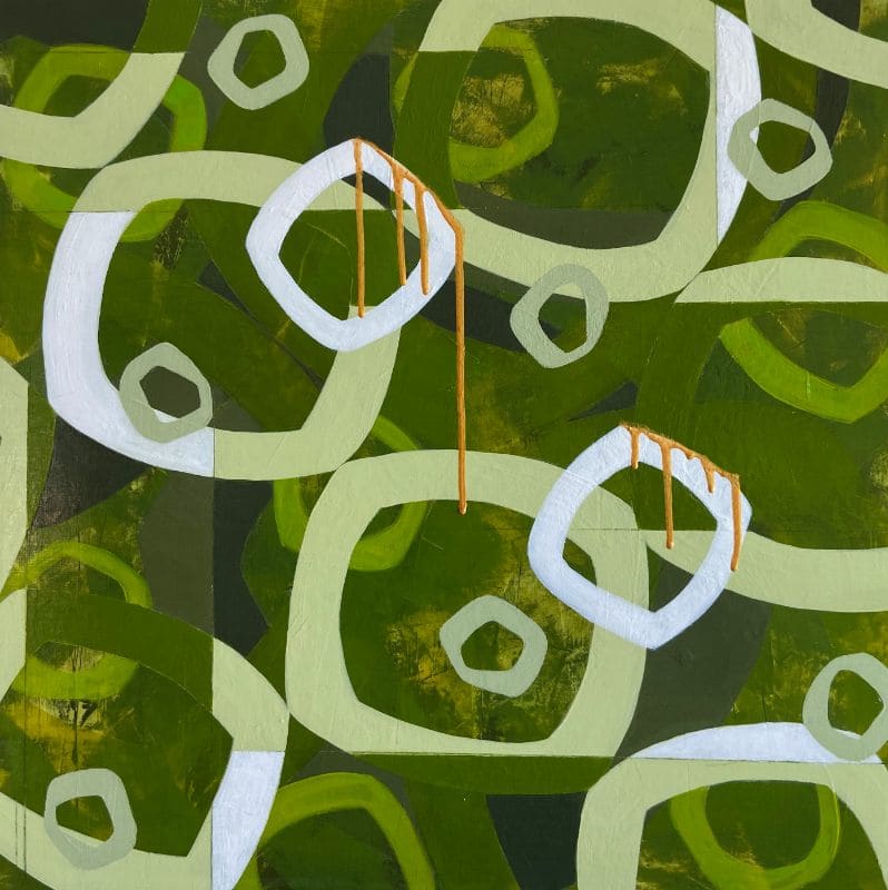 Be Here Now by Bernadette Youngquist  Image: Be Here Now 24x24 in. 