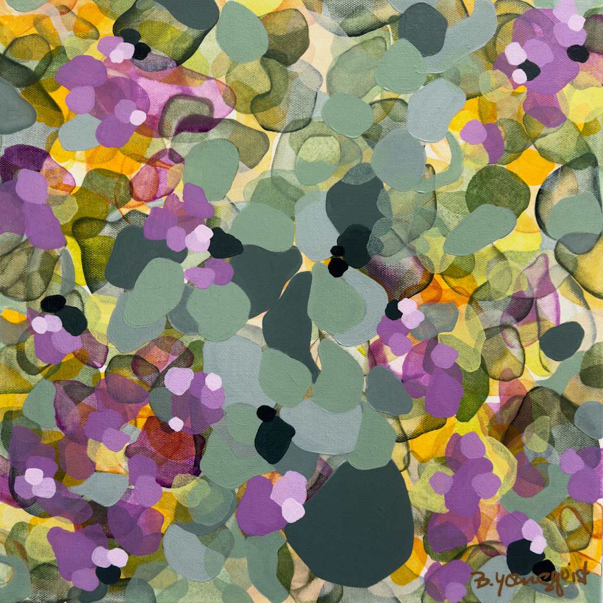 Wild Violets by Bernadette Youngquist 