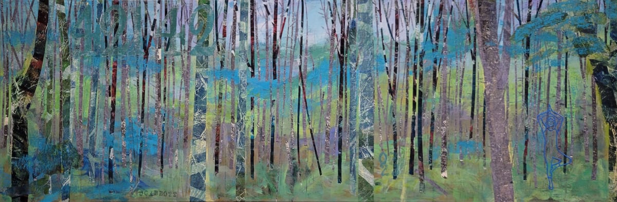 Tree in Turquoise by Susan G Abbott, Image 1.