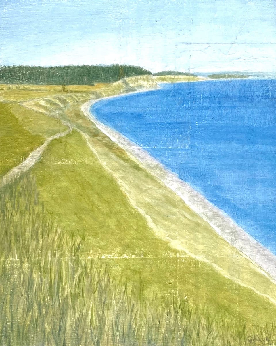 Over Ebey (Study) by Christine Gedye 