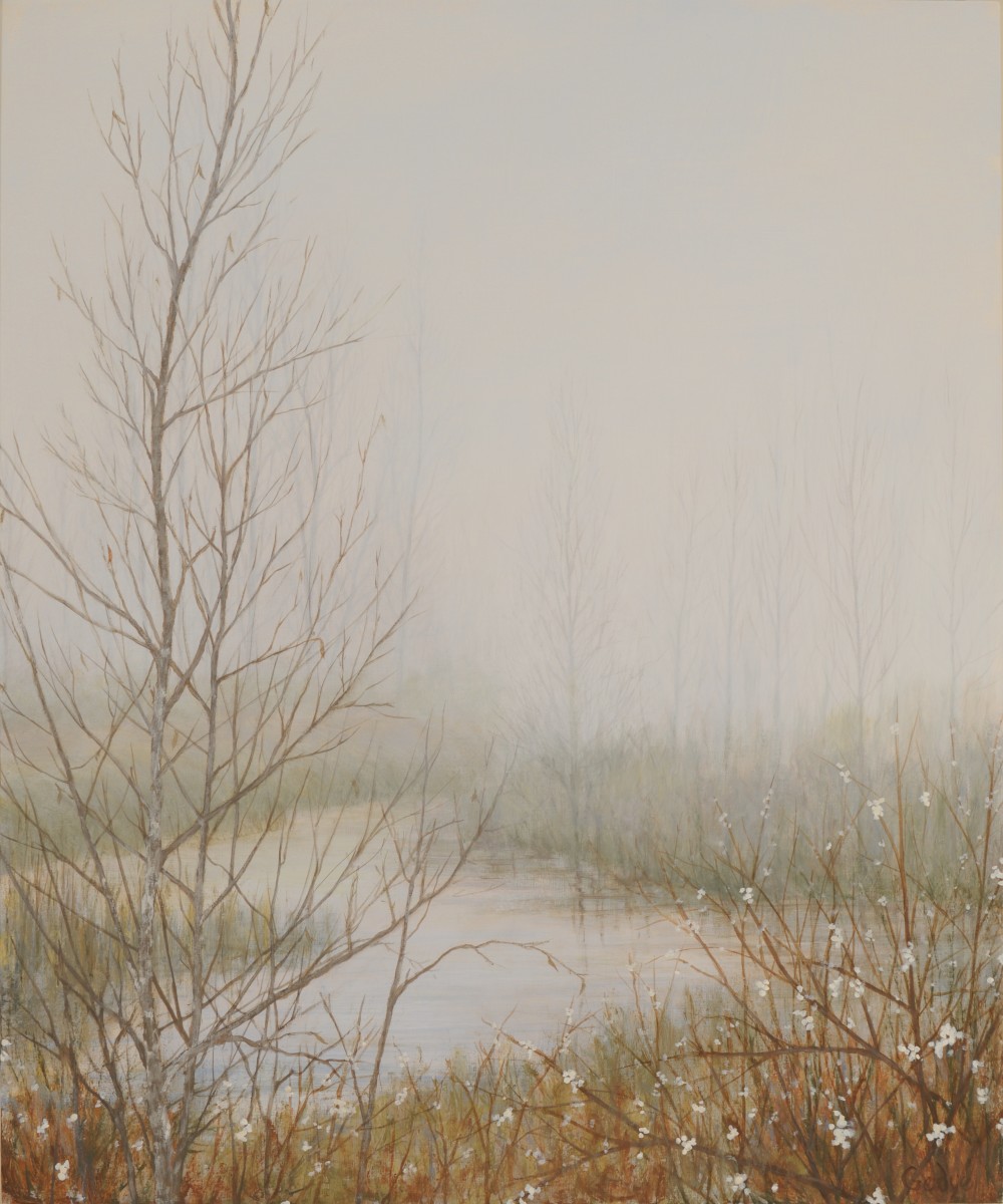 Sandpoint Snow by Christine Gedye 