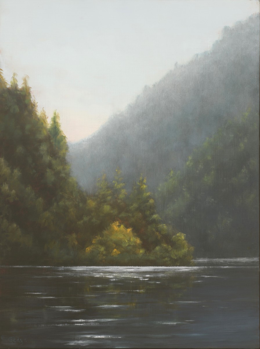 Tranquility (Ross Lake) by Christine Gedye 